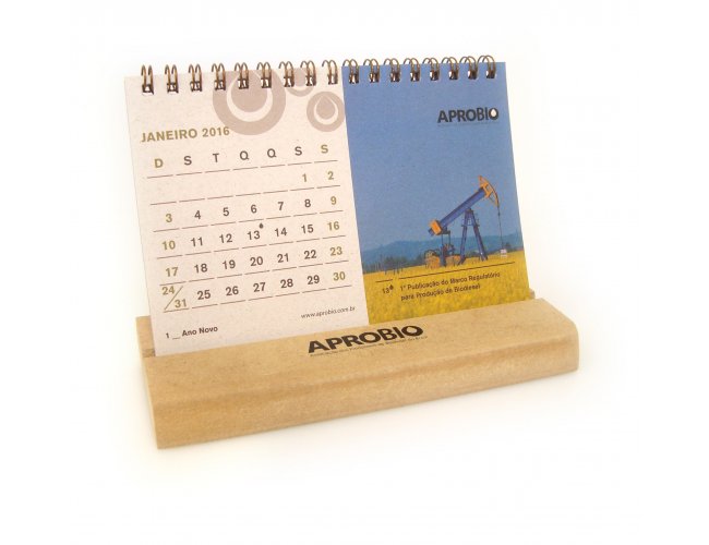 CALENDRIO RECICLATO MDF